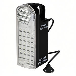Lampe d'urgence portable noire PP3300 avec multi-LED 150+25 lm pour les situations d'urgence - Product Image 2