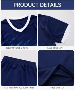 Uniforme de Fútbol para Hombre Team Ready, Cuello en V, Manga Corta, Transpirable, Ligero, Rendimiento Duradero - Product Image 4