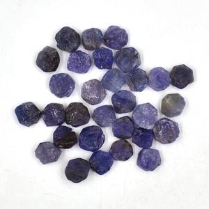 หินอัญมณี <span class=keywords><strong>Tanzanite</strong></span> ดิบคุณภาพสูง8-10มม. ทำด้วยมืออัญมณีหยาบจากธรรมชาติ - Product Image 2