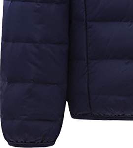 Chaqueta acolchada de talla grande de alta calidad, transpirable, clásica, Unisex, para invierno, sólida, impermeable, con cuello levantado, logotipo frontal para hombre - Product Image 2