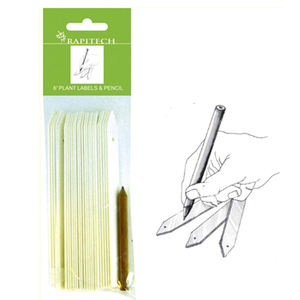 6 Inch <b>White</b> Plant <b>Marker</b> Made of Durable PP Plastic - Product Image 1