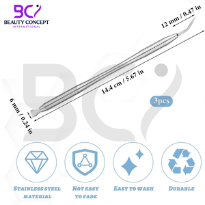Lot de 3 outils de séparation de cils avec pointe en caoutchouc antidérapante, parfaits pour le lifting des cils - Product Image 2