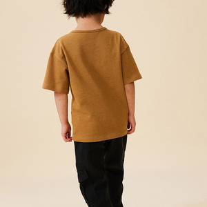 100% T-Shirt tricoté de haute qualité pour hommes conception personnalisée plaine Style décontracté manches rayure nouveau Look pas cher sonnerie vert T-Shirt - Product Image 3