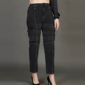 Vente en gros bon marché de pantalons cargo pour femmes, nouvelle conception, pantalons cargo pour femmes pour adultes - Product Image 2