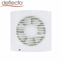 Ventilateur d'extraction mural puissant et silencieux pour salle de bain, cuisine, toilettes