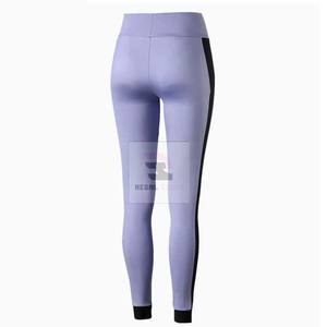 Leggings de yoga en coton taille haute pour femmes Tissu tricoté confortable - Product Image 3