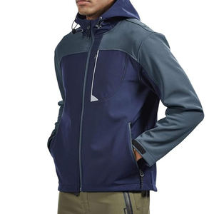 Nouvelles vestes Softshell à capuche pour hommes avec motif imprimé, multifonctionnelles et durables pour l'hiver, en toile - Product Image 2