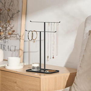 Exportation de qualité fabrication et fournisseur noir fini métal fer porte-bijoux nouveau bracelet boucle d'oreille support accessoires stockage affichage - Product Image 4