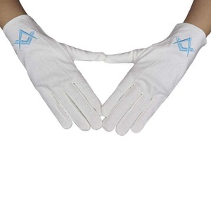 High Quality Masonic gloves for church masonic gloves masonic gloves 100% cotton - Product Image 2