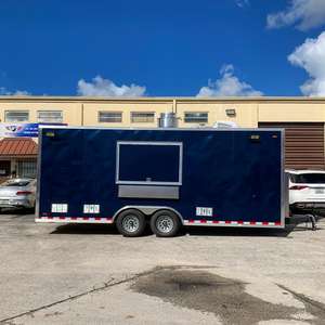 Remorque alimentaire mobile en acier de qualité supérieure, chariot alimentaire mobile de rue, vente d'usine, camion alimentaire mobile pour la restauration en plein air - Product Image 1