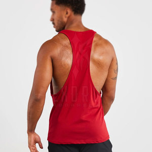 Camiseta sin mangas ligera transpirable de talla grande de punto para hombre de precio barato superventas para adultos - Product Image 3