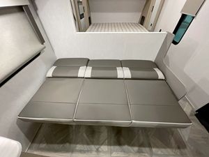 Modern Gray Mini Caravan with Slide Out Kitchen 4 Person Travel Trailer Comfortable <b>PVC</b> Floor Interior - Product Image 2