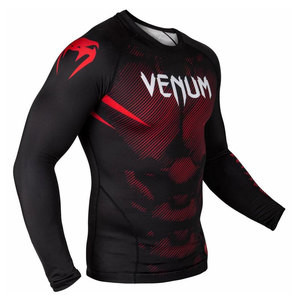 Rashguards de MMA Personalizados, Transpirables, Antibacterianos, 100% Poliéster, Ajuste de Compresión, para Luchadores de BJJ, Kimono de Jiu Jitsu Sublimado - Product Image 3