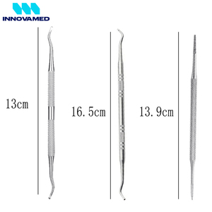 3 Pcs Double Sided Stainless Steel Ingrown Toenail Tool Manual Podiatry Instruments Ingrown Toenail <b>File</b> Curettes Ingrown - Product Image 3
