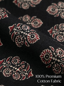 Traditional Ethnic Short <b>Kurti</b> 100% Cotton Printed Halter Neck Designed For Comfort & Style Adjustable Criss-cross Back For Ease - Product Image 4