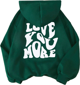 Sudadera con capucha con gráfico Vintage para hombre con estampado de flores de gran tamaño, ropa de calle para mujer, Material de poliéster/algodón - Product Image 1