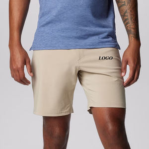 <b>Men</b> Casual Wear Button Closure With Loops For <b>Belt</b> Breathable Comfortable Classic & Comfortable Fit Shorts For With Custom Logo - Product Image 1