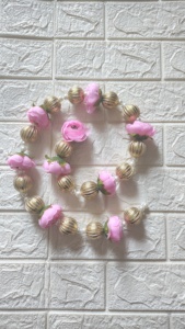 Peony Beads String Holi Diwali Festival Home Decor Nikah Muslim Wedding Decoration Flower Garland Bridal <b>Shower</b> Stage Backdrop - Product Image 6
