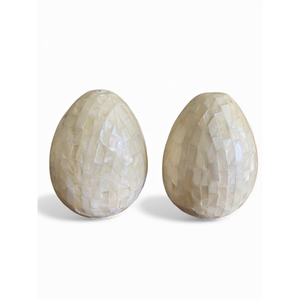 ไข่อีสเตอร์ไม้ไผ่คลาสสิกประดับมุก สำหรับตกแต่งบ้านในฤดูใบไม้ผลิและเป็นของขวัญเทศกาลอีสเตอร์จากเวียดนาม - Product Image 3