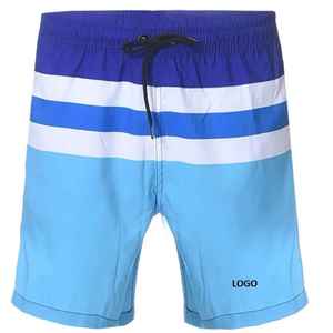 Vente en gros Short de surf décontracté 100% coton extensible dans les 4 sens pour hommes personnalisé Surfer Beach Taille mi-élastique Taille XL solide - Product Image 5
