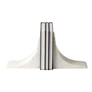 Figurine haute de style moderne en fonte d'aluminium serre-livres en nickel brut décoration intérieure et bureau artisanat en métal cadeau pour hommes - Product Image 4