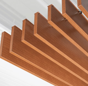 Luminaria Lineal de Madera para Oficina (Grado Acústico) - Product Image 4