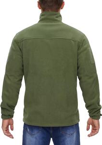 Chaqueta de lana Softshell cortavientos impermeable de invierno personalizada para hombre abrigo cálido con capucha para deportes al aire libre - Product Image 2