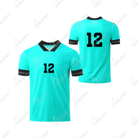 Maillot de football pour hommes, léger, respirant, à séchage rapide, avec impression personnalisée du nom de l'équipe, du nom du joueur et du logo