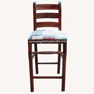 Chaise de bar en bois massif pour hôtel et maison, tabourets de loisirs pour café, bar, hôtel et comptoir de magasin de détail - Product Image 6