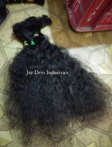 Extensión de cabello humano sin procesar 100% pelo alineado con cutícula India cruda - Product Image 4