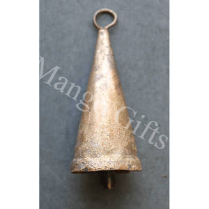 กระดิ่งเหล็กดีบุกแบบชนบท ขนาด 2.75 นิ้ว ทำจากเหล็กรีไซเคิล - Product Image 5