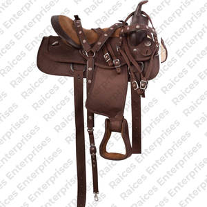Meilleure vente 100% cuir véritable Style occidental saut cheval selle haute qualité tout usage selle anglaise - Product Image 3