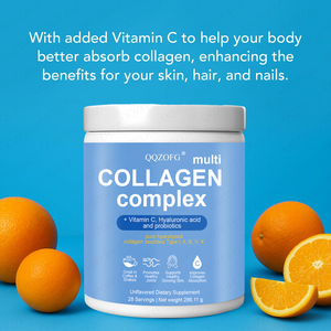 Colágeno Multi-Peptídico en Polvo de Marca Privada OEM, Complejo de Biotina para el Cabello, la Piel y el Sistema Inmunológico en Adultos, Apoyo Antioxidante - Product Image 3