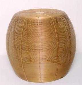 Round Handmade Eco-Friendly Iron Metal <b>Stool</b> Gold Finished Multifunction Perfect for Home Living Room Decor Ottoman and Tools - Product Image 1