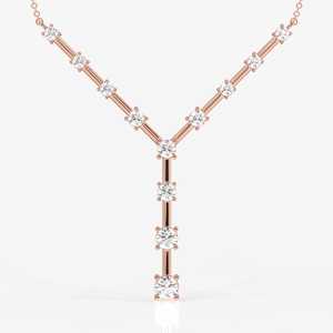 Collier en argent sterling avec diamant Celeste Moissanite pour femme - Product Image 4