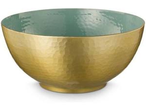 Bol à fruits en émail indien de luxe, personnalisé, écologique, en métal, design martelé, vaisselle durable pour le service et l'exposition à domicile - Product Image 5