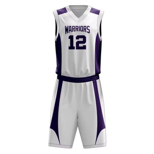 Nouvel uniforme de basket-ball de qualité supérieure confortable et respirant à porter disponible avec un design personnalisé - Product Image 2