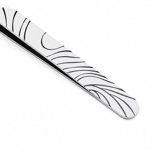 SHEARS BEAUTY แหนบดัดขนตาสแตนเลสสตีล ปลายเรียบ ป้องกันไฟฟ้าสถิต ดีไซน์น้ำหนักเบา ขนาด 10 มม. สำหรับทำเล็บ - Product Image 5