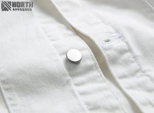 Chaqueta vaquera para hombre Chaqueta de camionero de secado rápido transpirable frontal liso de invierno informal - Product Image 5