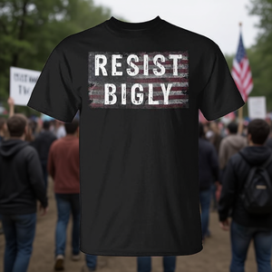 T-shirt promotionnel à manches courtes et col rond pour homme, motif drapeau américain, noir - Product Image 3