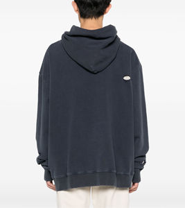 Vente en gros Sweats à capuche légers personnalisés pour hommes Déchiré Thermique Sweats à capuche surdimensionnés Logo personnalisé OEM Distresses Hoodie - Product Image 2