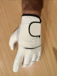 Guante de golf de cuero Cabretta blanco 2025 Guantes de golf de cuero Cabretta al por mayor Transpirable para deportes y rendimiento al aire libre - Product Image 2
