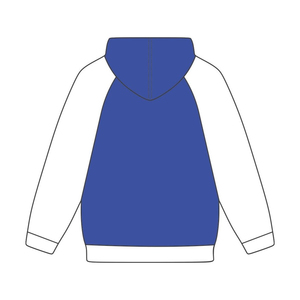 Sudadera con Capucha Azul Phi Beta Sigma, Mangas Raglán Blancas, Ropa de Fraternidad Griega, Personalizada, Divine Nine HBCU Life Clothing - Product Image 3