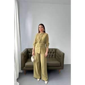 Conjunto de Dos Piezas en Verde Oliva para Mujer, Oferta al por Mayor - Product Image 5