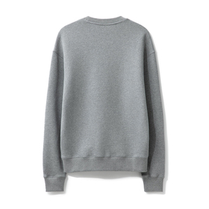 Sweats à capuche pour hommes 240g Casual Long Sleeves Crewneck Fleece Cotton Pullover Brodé Regular Fit Winter - Product Image 2