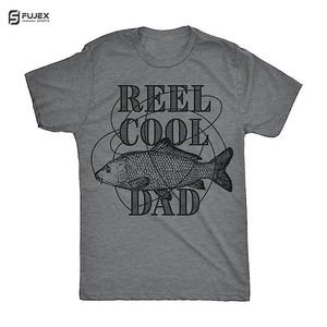 Venta al por mayor de etiquetas personalizadas, moda novedosa, diseño profesional, demanda de los clientes para camisetas de pesca - Product Image 1