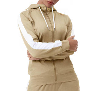 Chándales de invierno de talla grande de diseñador personalizados para mujer, ropa informal con capucha, conjunto de pantalones de chándal apilados, chándal de gran tamaño sólido - Product Image 4