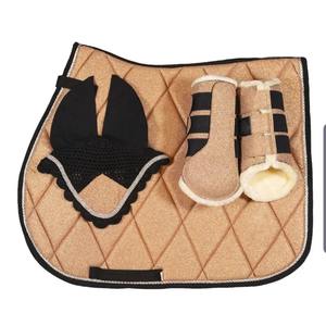 Juegos de almohadillas para montar a caballo, forro polar acolchado de buena calidad, juegos de almohadillas para montar a caballo ecuestre - Product Image 5