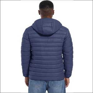 High Quality Lightweight Canvas Winter Puffer <b>Jacket</b> for Men Customizable Oversized Hooded Baggy <b>Quilted</b> Design Stand <b>Pattern</b> - Product Image 6