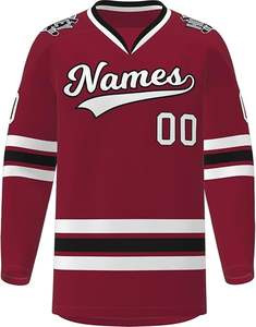 เครื่องแบบฮ็อกกี้น้ำแข็งสำหรับผู้ใหญ่ขนาดใหญ่ออกแบบโลโก้ได้ตามต้องการ - Product Image 1